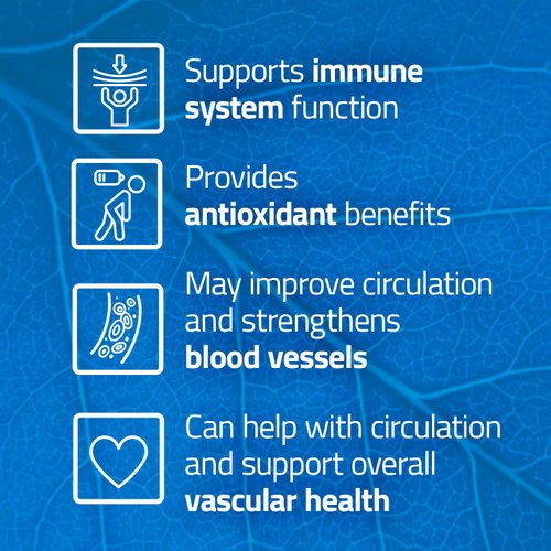 RUTASCORBIN Vitamin C with Rutin | High Potency Immune Support Supplement with Antioxidants for Vitality, Circulatory Health, Energy & Daily Wellness, 50 Tablets, 2-Pack