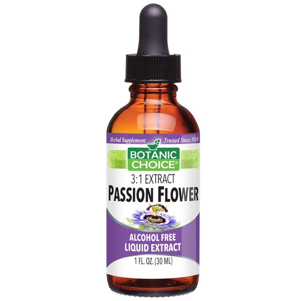 Botanic Choice Passion Flower Liquid Extract - Alcohol-Free Herbal Supplement, Traditional Support for Relaxation - 1 Fl. Oz