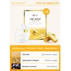 [K Beauty Snp] Variety Ampoule Sheet Mask Set | Bird's Nest, 24K Gold, and Diamond Face Mask | For Hydrating, Brightening, and Sensitive Facial Skin | Korean Face Masks Skincare | 12 Sheets