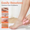 Modelones Nano Glass Foot File - Professional Foot Scrubber and Callus Remover, Heel Scraper for Cracked Heels, Dead Skin Remover, Foot Buffer for Soft Feet, Safe Pedicure Tool with Anti-Slip Handle