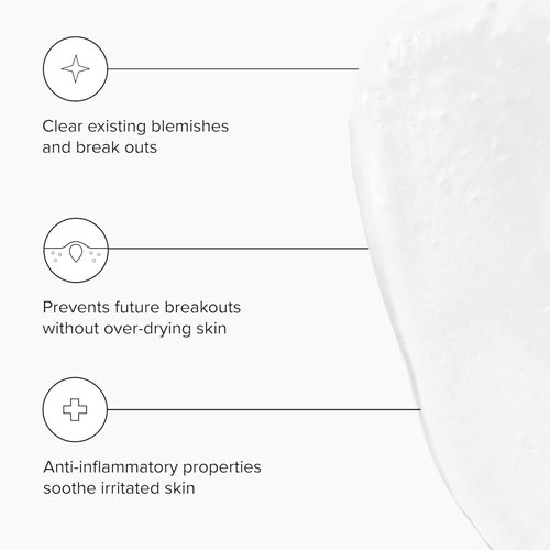 DRMTLGY Acne Cleanser - Oil-Free Salicylic Acid Cleanser & Face Wash for Acne Prone Skin