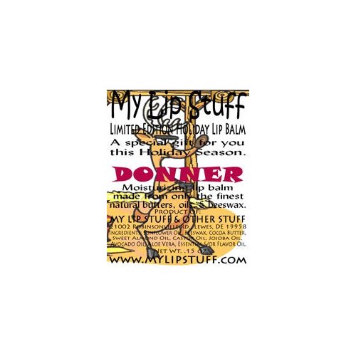 My Lip Stuff-Donner (Peanut Brittle Flavor) Limited Edition Holiday Lip Balm