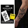 INKARTLINK Temporary Tattoos, Semi Permanent Tattoos, Adult Art Designs, Waterproof Temporary Tattoos, Party Favors, Tattoo Stickers Realistic, No Adhesive, Lasts 1-2 Weeks (Owl)