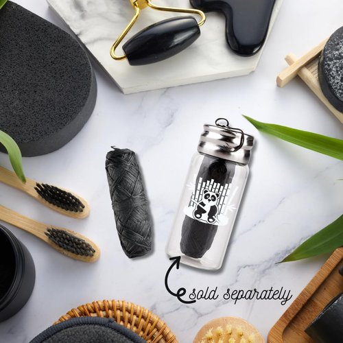 BOONBOO Dental Floss Refill, Bamboo Charcoal Woven Thread, 6 Pieces, Mint