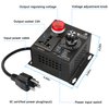 AC Variable Speed Controller, 120V~220V 15A 4000W SCR Voltage Controller for Router Fan Electric Motor Rheostat