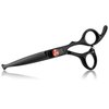PURPLEBIRD 6 Inch Hair Cutting Shears Kids Safety Rounded Tips Hair Scissors Professional Hairdressing Haircut Salon, Barbers, Children, Baby and Personal Home Usage, Japanese Stainless Steel Black