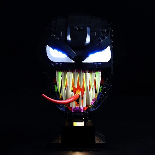 Kyglaring Led Lighting Kits for （Venom 76187 Collectible）-Lights Set Compatible with Lego 76187 Building Blocks Model- Not Include The Lego Set (Classic Version)