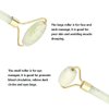 mookaitedecor Xiuyan Jade Stone Roller for Face Massage Neck, Anti-Aging Facial Massager with Double Rollers