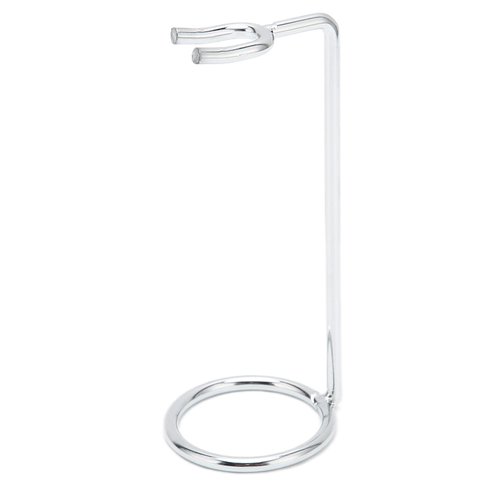 Men's Shaving Safety Razor Stand, Stainless Steel Fast Drying Anti Rust Holder Base for Home or Barber Salon (Silver)