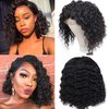 CAITLYN Short Bob Deep Wave Wig Lace Front 4x4 Closure Wigs Human Hair Wigs for Black Women Brazilian Virgin 150% Density Glueless Bob Wigs Pre Plucked with Baby Hair 8 Inch