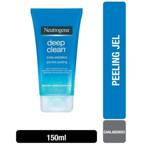 Neutrogena Deep Clean Invigorating Foaming Facial Scrub with Glycerin, Cooling & Exfoliating Gel Face Wash to Remove Dirt, Oil & Makeup, 4.2 fl. oz