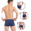 DAVID ARCHY Boxer Briefs for Men Pack Soft Bamboo Rayon Underwear No Fly Trunks