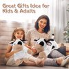 gnomantic Cow Weighted Stuffed Animals - 12 Inch 1.0 Pounds Weighted Plushies Cow Stuffed Animals - Small Stuffed Cow Weighted Plush Pillow - Cute Plush Toys Gifts for Kids & Adults (12" 1.0 lbs)