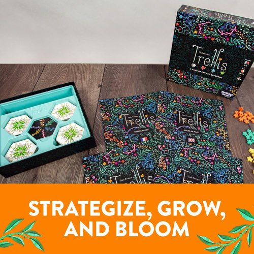 Trellis - Strategic Board Game | Perfect for Game Nights, Parties, and Casual Hangouts Components | Easy to Learn, Fun to Master | Ideal for 2-4 Players