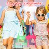 Frienda 15 Pack Mesh Beach Tote Bag, Seashell Bags, Bag Toys Organizer for Holding Beach Toys Children' Toys Market Picnic(Classic Style)