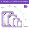Nanateer Bed Sheet Fasteners, Triangle Sheet Straps Mattress Clips, 3 Way Fitted Bed Corner Holder Sheet Suspenders Grippers for Bedding Sheets, Mattress Covers, Sofa Cushion (4PCS)