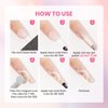 SUPWEE Crystal Cat Eye Gel Nail Polish 12 Colors Cateye Magnetic Nail Polish Gel Silver Nude Pink Cats Eye Gel Polish with Magnetic Stick Christmas Nail Art Manicure Salon DIY Home Gift for Women