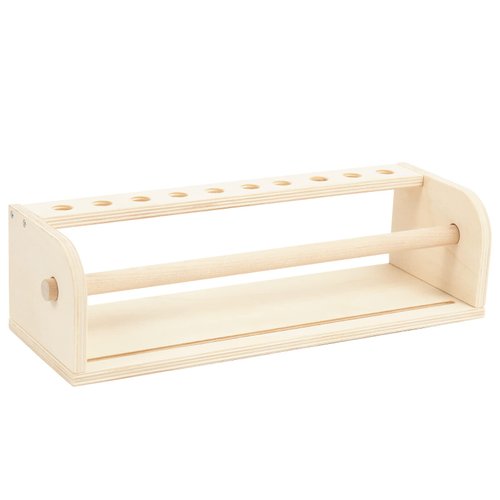 Beright Wooden Tabletop Paper Roll Dispenser, not with Paper, Suitable Size for 11.8&quot; Width Paper...