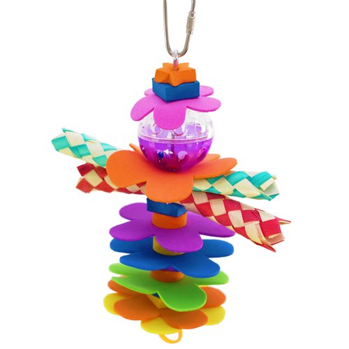 Bonka Bird Toys 1861 Flower Power Bird Toy Parrot cage Toys Cages Cockatiel parrotlet Conure