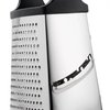 Spring Chef Professional Cheese Grater - Stainless Steel, XL Size, 4 Sides - Perfect Box Grater for Parmesan Cheese, Vegetables, Ginger - Dishwasher Safe - Black