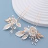 2Pcs Wedding Hair Pins Bridal Hair Accessories Gold