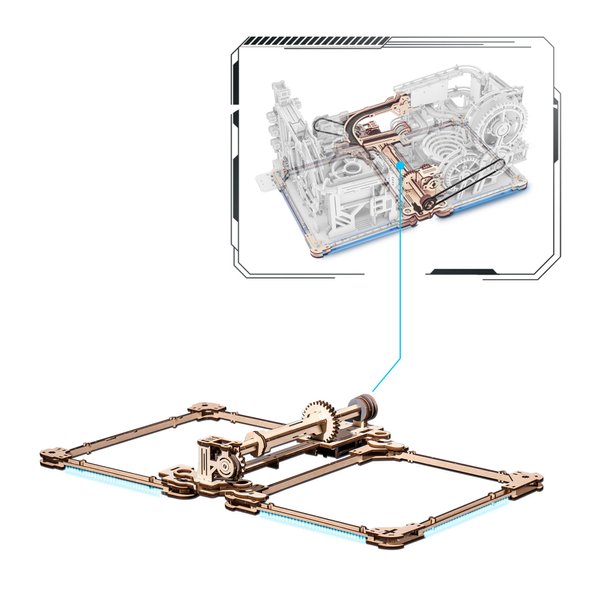 RoWood Marble Run Link Pack,Marble Run Link Pack Spaceport & Night City,3D Puzzles Link Pack Compatible with Spaceport LGC01& Night City LGA01