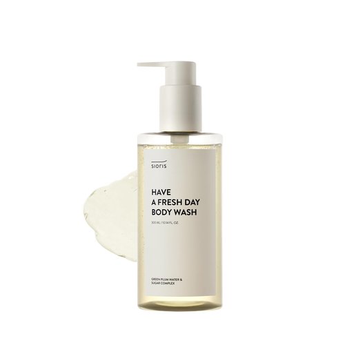 Sioris Have a fresh day body wash 300ml 10.14floz Contain natural sulfactant AHA BHA slightly acid sugar vitamin cleanser for sensitive and dry skin good for family body care Korean skin care