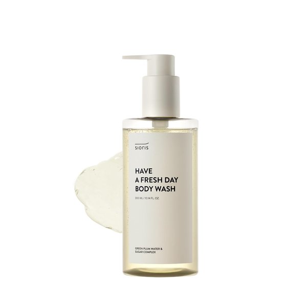 Sioris Have a fresh day body wash 300ml 10.14floz Contain natural sulfactant AHA BHA slightly acid sugar vitamin cleanser for sensitive and dry skin good for family body care Korean skin care