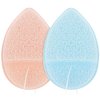2 PCS Facial Sponge Konjac Glove Bath Sponge Gentle Exfoliating Pads Wash Reusable Puff for Daily Face Deep Pore Cleansing Blackheads Dead Skin, Makeup Remover
