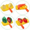 KucuRee 66Pcs Play Food Cutting Set, Pretend Play Food Set for Kids Kitchen, Cutting Fruits and Vegetable Toys, Early Development Education Toys, Christmas and Birthday Gifts for Girls and Boys
