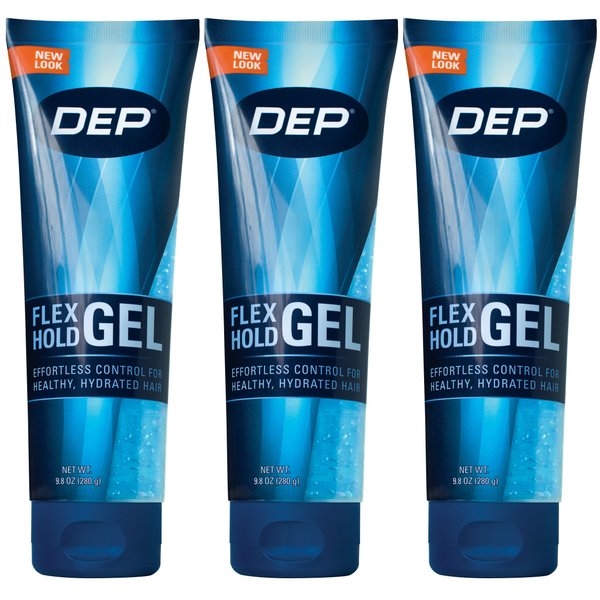 DEP Sport Endurance Hair Styling Gel, 9.8 Ounce (Pack of 3)