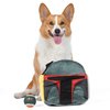 Star Wars for Pets Boba Fett Fetch It Helmet Tennis Ball Dog Toy | Fetch Toy with Ball for Dogs | Dog Toys, Crinkle Dog Toys, Fan Gifts Pet Gifts, 11 Inch (FF19191)