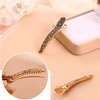 MIAO JIN 12 Pcs Rhinestone Pearls Alligator Hair Clips Duckbill Hairpins for Women's and Girls Hair Accessories
