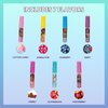 Townley Girl Moana 2 Plant Based Vegan 7 PC Flavored Lip Gloss Set For Girls Ideal for Sleepovers Makeovers Party Favors Birthday Gifts Age 3