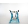 Generic Clear transparent blue and brown infinity knot hair claw clip