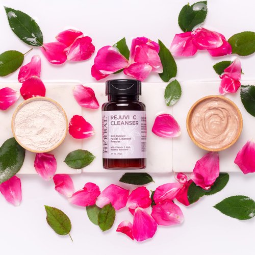 Ora's Amazing Herbal Rejuvi C Cleanser Powder Face Wash, Gentle Cleansing Powder for All Skin Types (Rejuvi C Cleanser 2.5 oz)