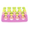 ZMOI 120 PCS Premium Pedicure Toe Separators - Soft & Durable Bulk Salon Pedicure Accessories - 4 Colors