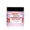 XMEECOS Body Butter| Moisturizing| Smoothing| Cruelty-free| Gentle| Great for dry skin| New Sweet Flavors (One Size, Strawberry Cake)