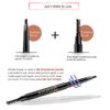 Eyebrow Pencil Dark Brown Double Ended Precision Waterproof Brow Cruelty Free(Dark Brown #2)