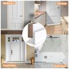 Door Draft Stopper Weather Stripping - Ohuhu Under Doors Bottom Seal Strip Sweep Blocker Gap Filler - Flexible Noise Insulation Draft Guard for Garage Exterior and Interior Doors 39"L x2"W