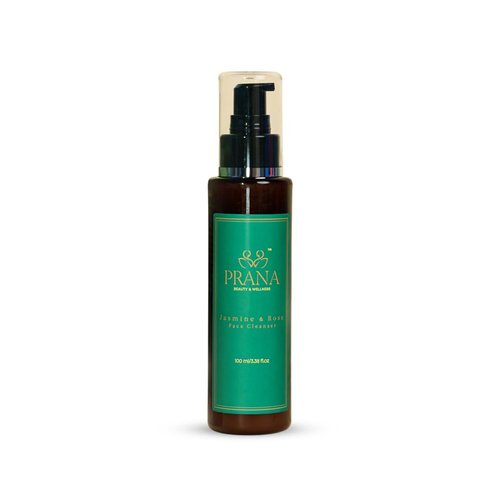 Prana Rose and Jasmine Face Cleanser 100ml / 3.38 fl oz | Natural Skincare | Hydrating cleanser |...