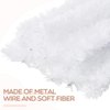 Hotop 39.2FT Pipe Cleaners Craft 30mm Super Chunky Chenille Stems White Extra Thick Jumbo Pipe Cleaners Super Colossal Stems Craft Supplies for Beginners Kids DIY Art Crafts Decorations Make Animals