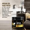 24k Organics Argan Oil Hair Mask - Deep Conditioner and Hair Moisturizer, Repair Dry, Damaged or Color Treated Hair