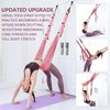 Yoga Stretching Strap, Leg stretcher Backbend Assist Trainer Enhance Body Flexibility Stretch Strap with Aerial Yoga Swing Great for Ballet Yoga Cheerleading Normal Exercise Stretching (Pink)