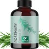 Pure Rosemary Oil for Hair Care - Volumizing Aromatherapy Rosemary Essential Oil for Diffuser Plus Hair Skin and Nail Care - Nourishing Rosemary Hair Oil for Enhanced Shine and Dry Scalp Care (2oz)