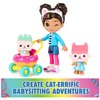 Gabby's Dollhouse, Kitty Care Figure Set with Gabby, Baby Box, Baby Benny Box, Surprise Toys & Dollhouse Accessories, Kids Toys for Girls & Boys 3+