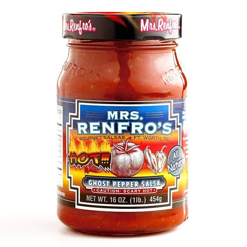Mrs. Renfro Ghost Pepper Salsa 16 oz each (1 Item Per Order)