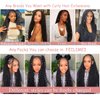 Curly Braiding Hair 22Inch 6Packs Deep Curly Crochet Hair Synthetic Crochet Hair Extensions for Women #1B Natural Black Curly Hair Extensions(22 Inch,6packs,#1B)