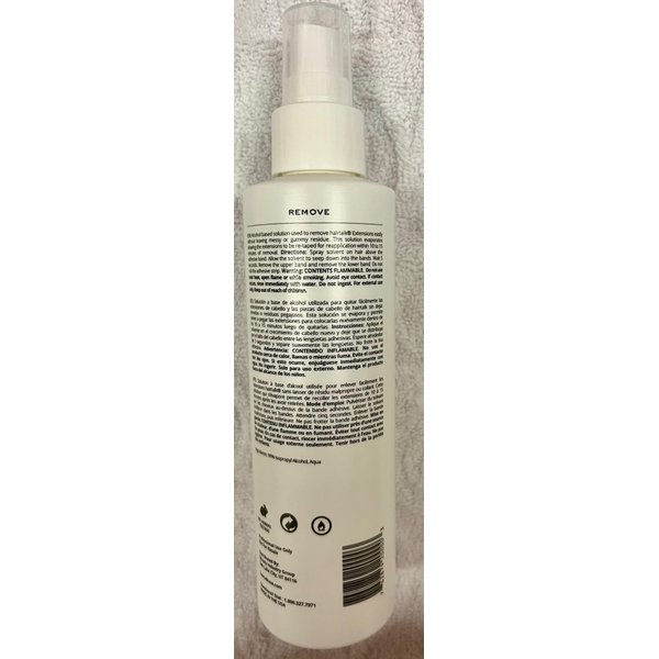Hairtalk - Remove 6oz. - for Hair Extensions. NO- animal testing, White