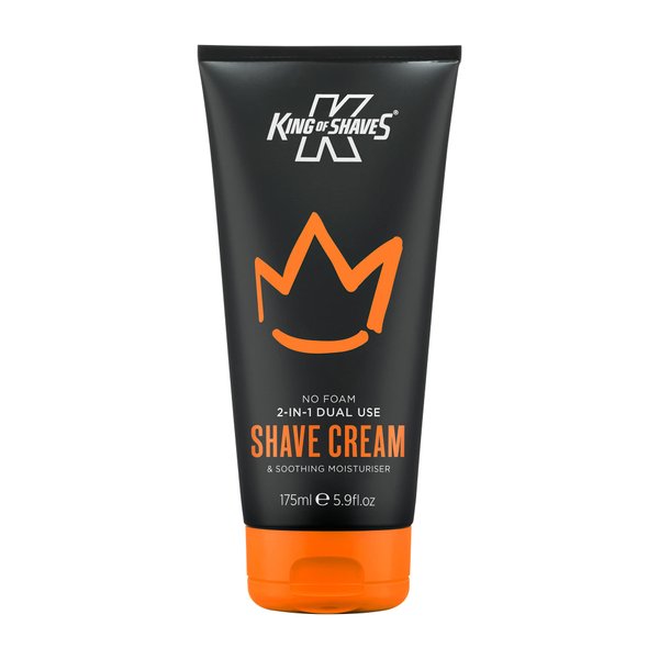 King Of Shaves No Foam 2-IN-1 Dual Use Shave Cream & Soothing Moisturiser 175ml